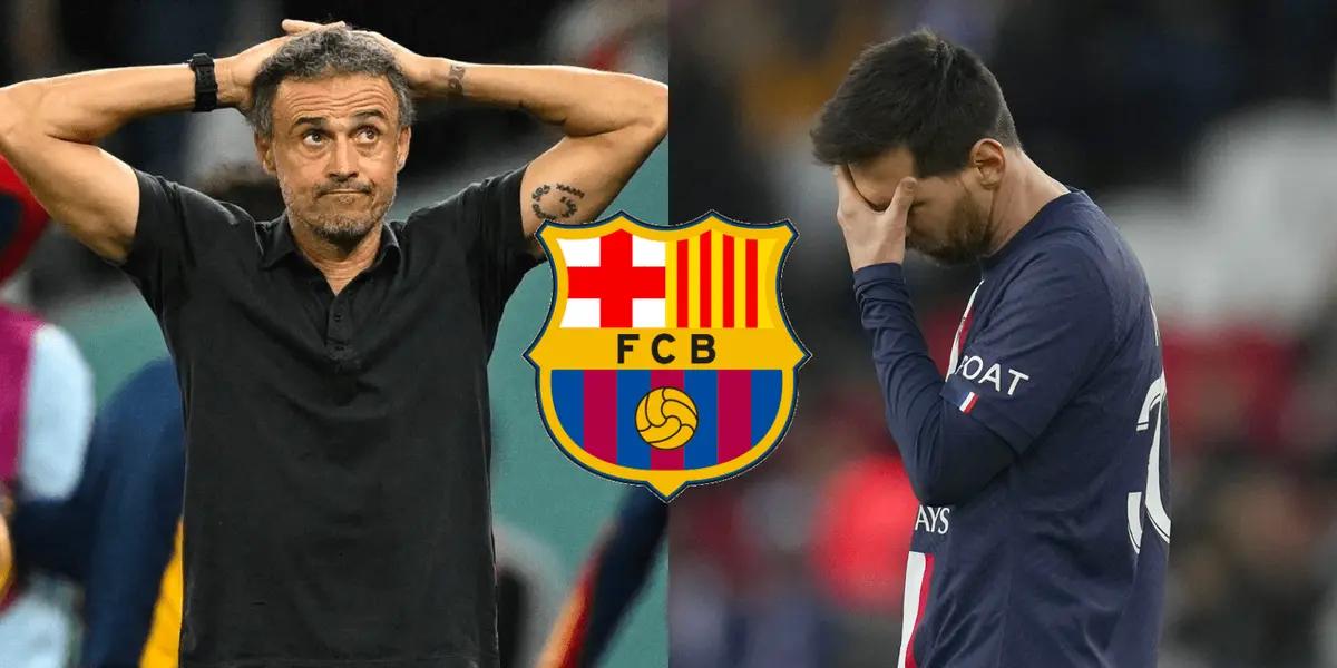 In Barcelona they are excited about his return, but the former culé coach would have another plan for the future of the captain of the Argentine team