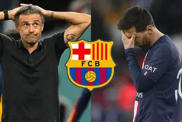 In Barcelona they are excited about his return, but the former culé coach would have another plan for the future of the captain of the Argentine team