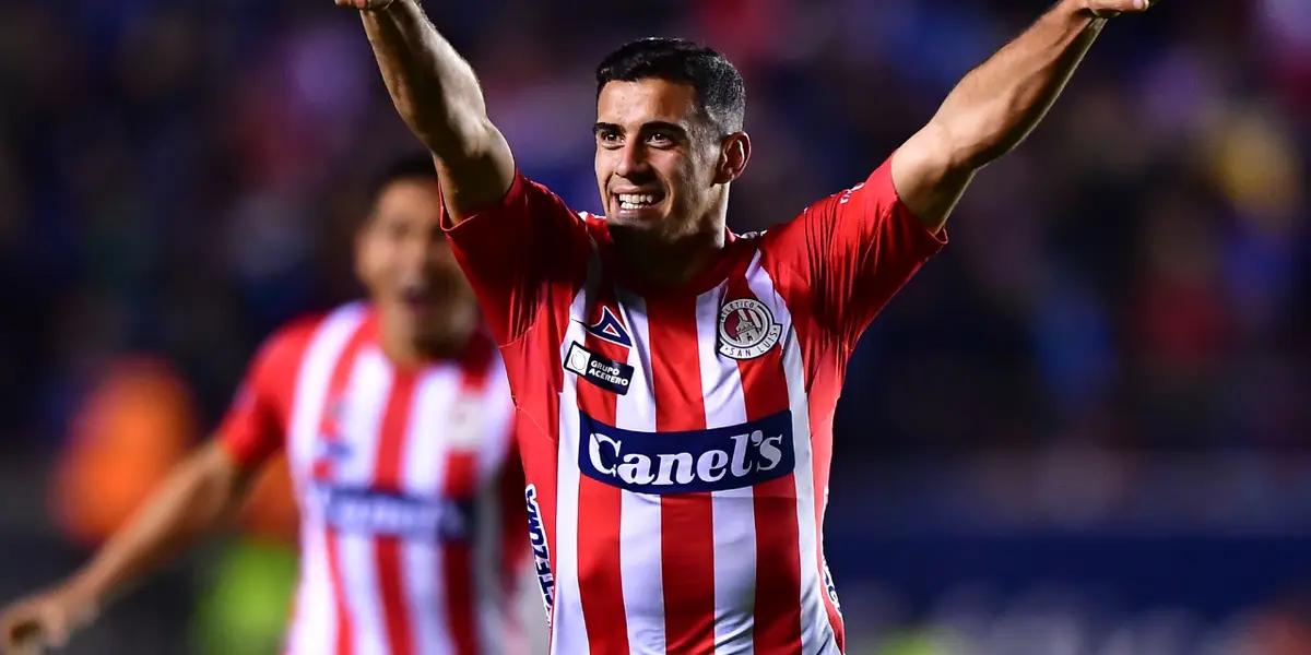 In Coapa they already have the checkbook ready to get the Argentine striker from Atlético San Luis.