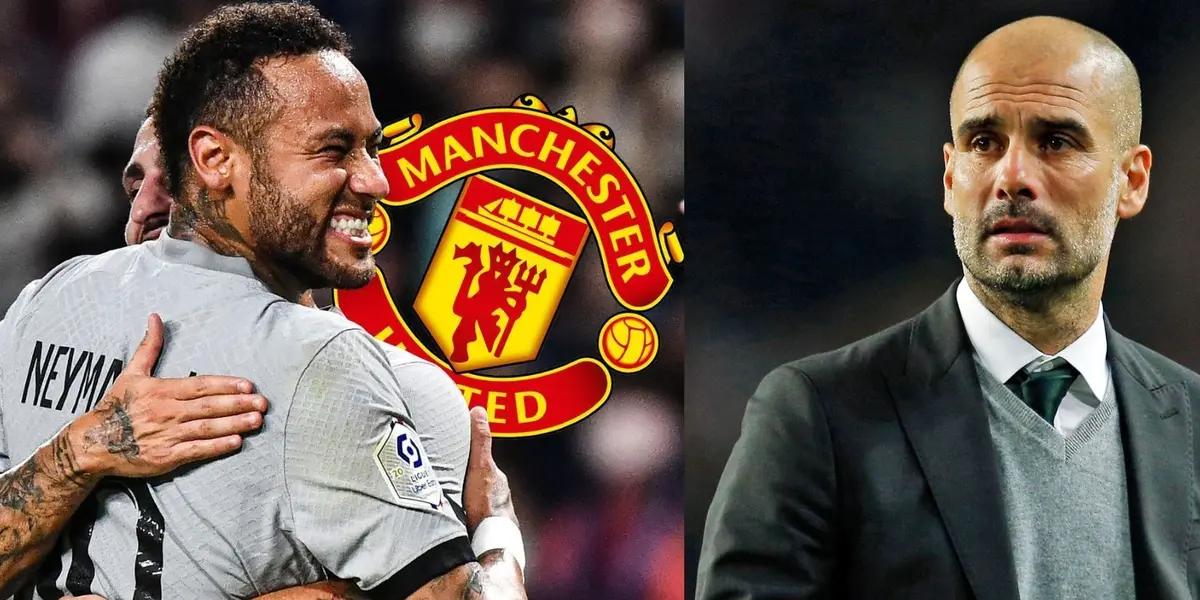 In England and France, the media has reported that the Manchester club has initiated conversations with PSG.