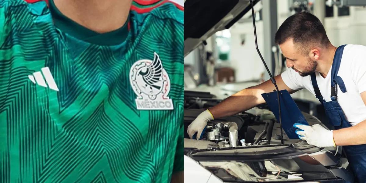 In his best moment he was in the Mexican national team, he sold his cars to finance himself, now he is dedicated to mechanics