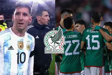 In Mexico they forgot about his failure and wanted to make fun of the captain of the Argentine team.