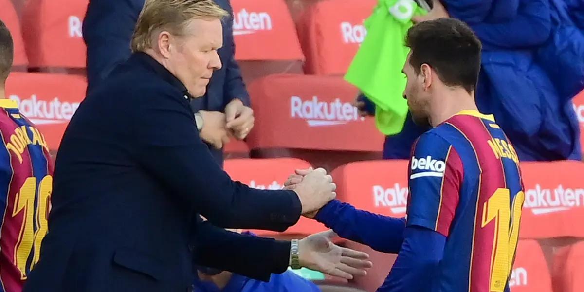 In a press conference, Ronald Koeman said something that sounded very strange, because he said he is like the best player ever.