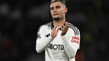 In the 11th minute, Fulham took the lead at visiting Liverpool with a goal by the Brazilian