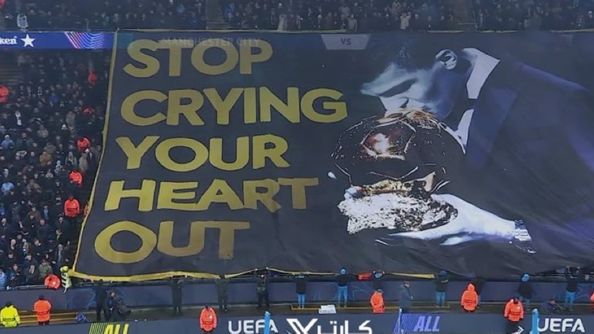 In the heat of the moment during the Champions League quarter-final clash between Manchester City and Real Madrid