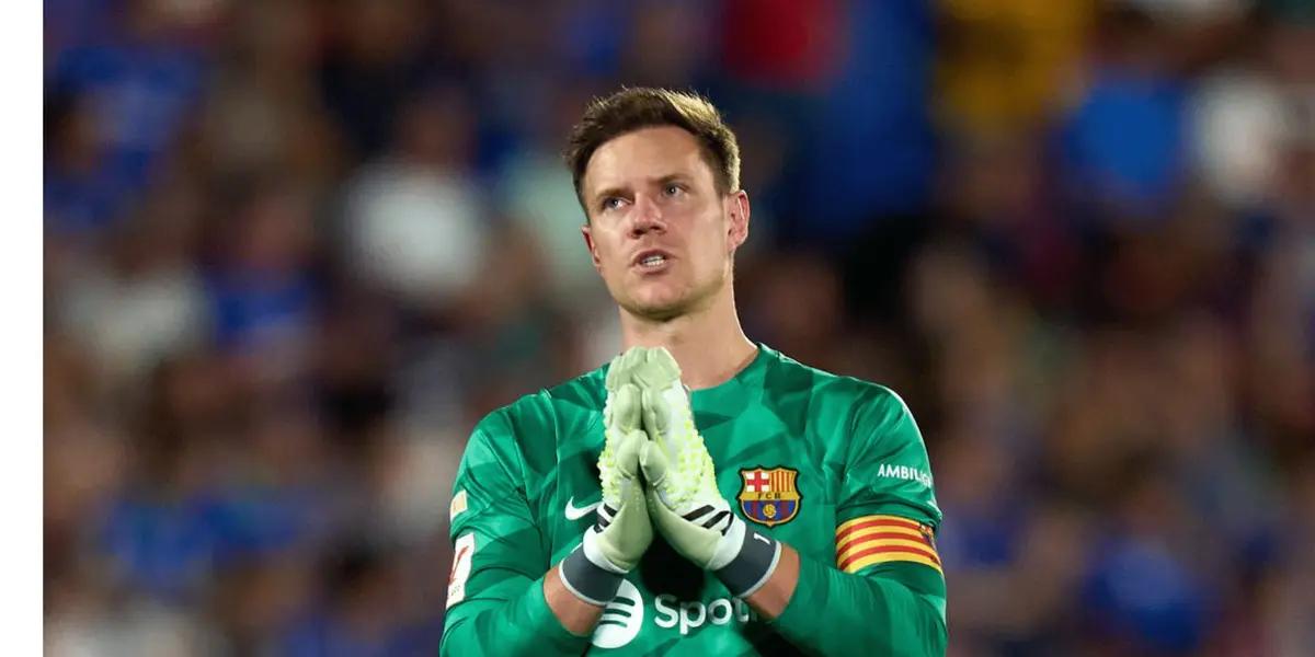 In the middle of the season, the bad news that Ter Stegen gives to Xavi Hernandez