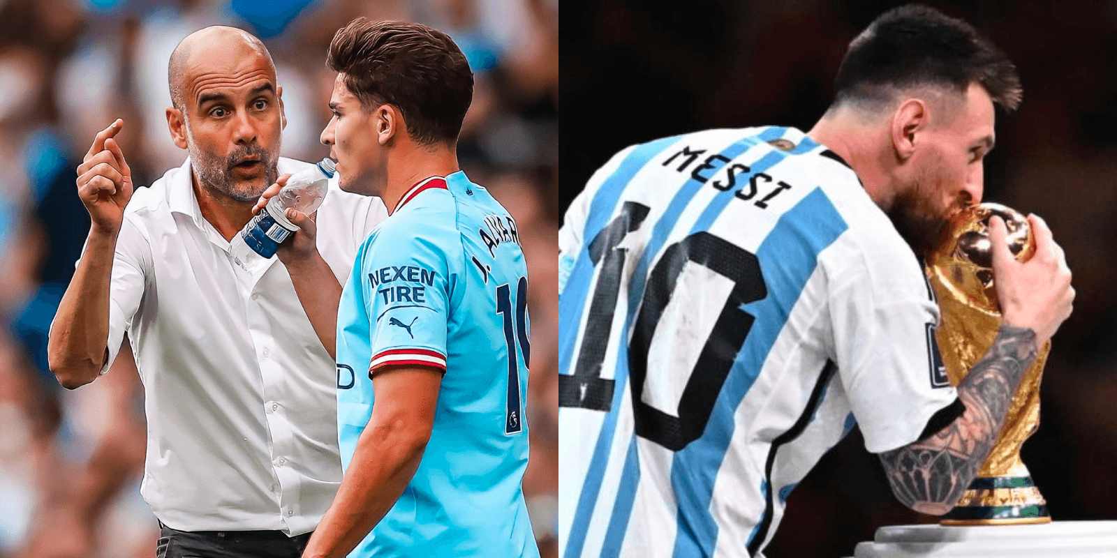 In the midst of the controversy over his lack of minutes in the Manchester derby, an important person referred to the Argentine striker.