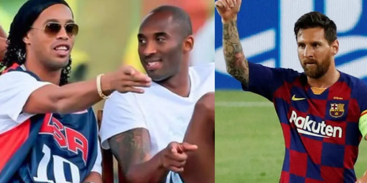 Incredibly, Ronaldinho along with Kobe Bryant knew many years before how Lionel Messi's career would end at FC Barcelona and it is surprising that they have seen it before the rest.