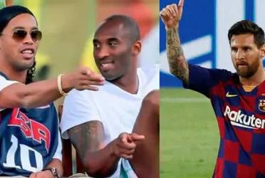 Incredibly, Ronaldinho along with Kobe Bryant knew many years before how Lionel Messi's career would end at FC Barcelona and it is surprising that they have seen it before the rest.