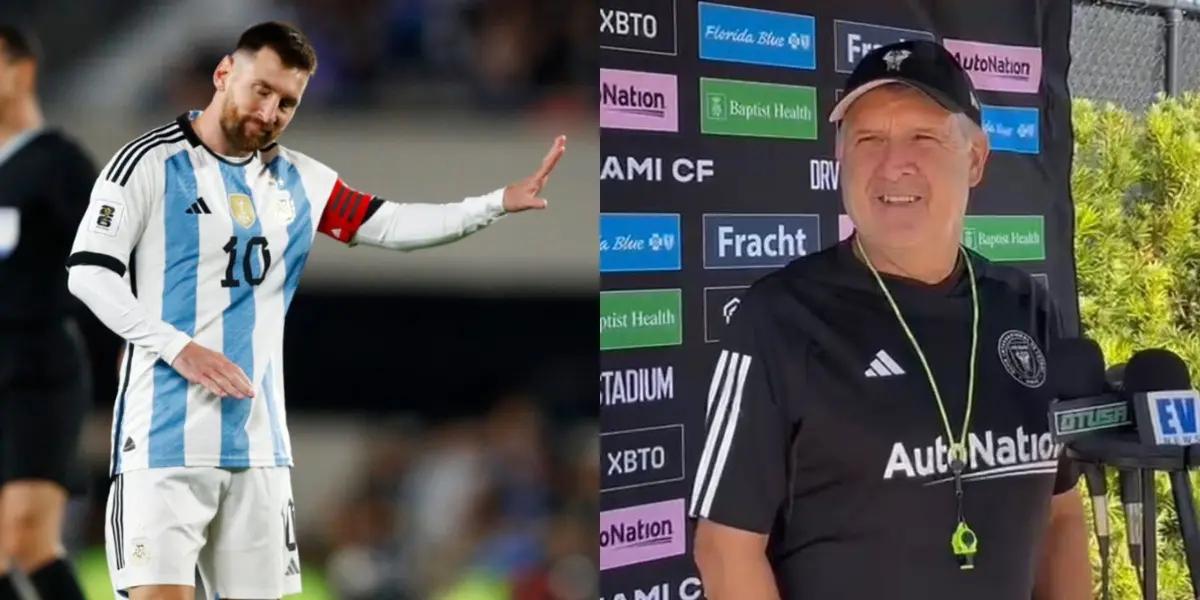 Inter Miami coach and Lionel Messi