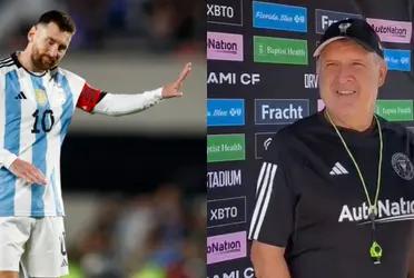 Inter Miami coach and Lionel Messi