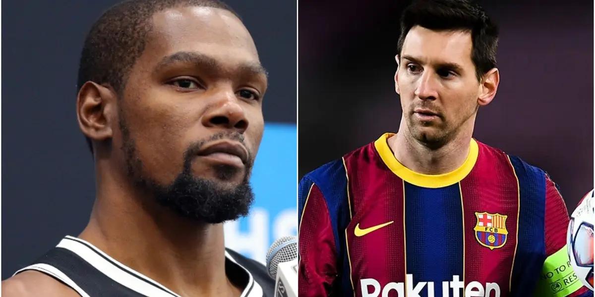 Isaiah Thomas and Kevin Durant shared on their social networks how much the Argentine was earning at FC Barcelona. "Crazy," wrote one of them about the Argentine forward.