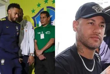 It emerged that the Brazilian spent two days celebrating at his home in Rio de Janeiro.