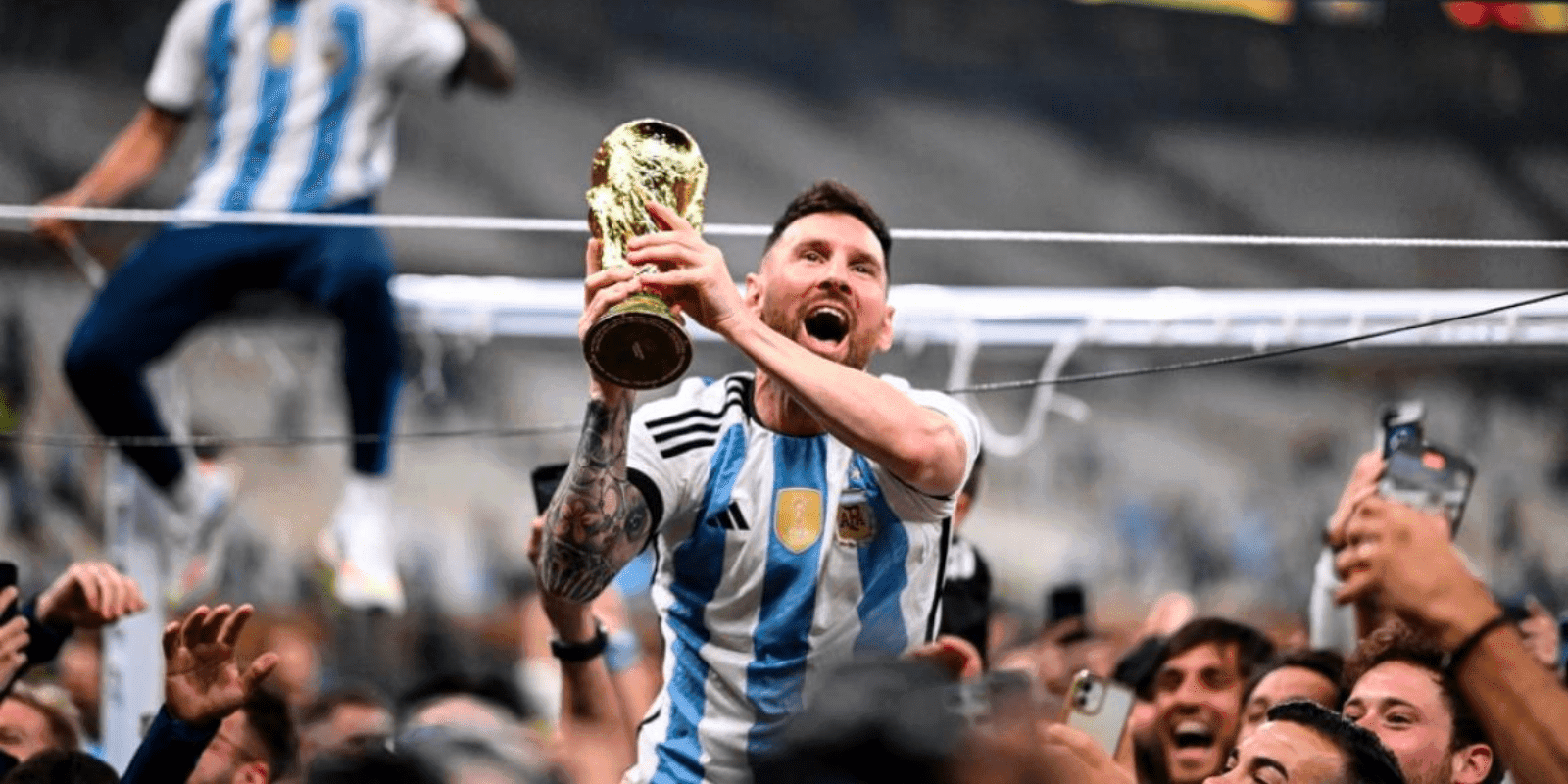 It has barely been 20 minutes since he arrived from the World Cup in Qatar and the fans are losing patience