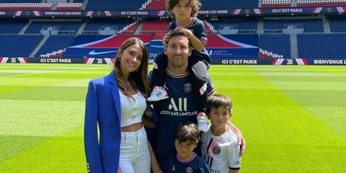 It is customary to have the families of players at the stadium for both home and away matches but today is different for PSG players.