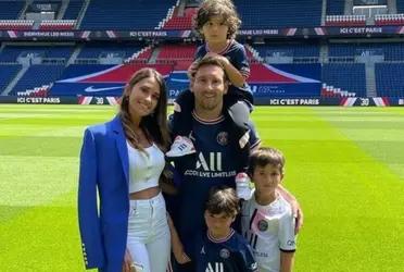 It is customary to have the families of players at the stadium for both home and away matches but today is different for PSG players.