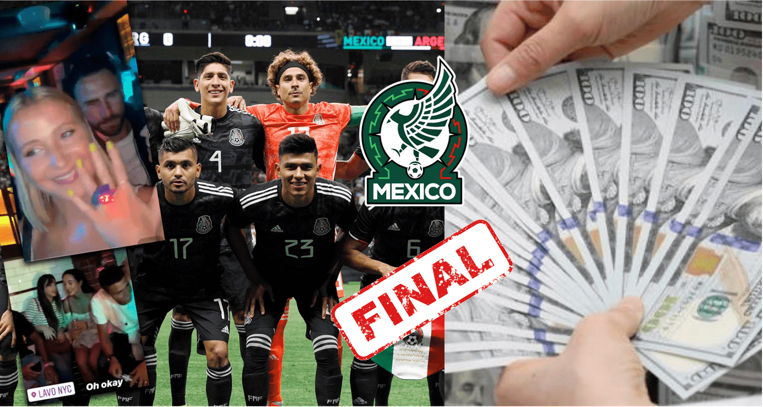 It is the final farewell of Mexico's national team player. A woman cut short his career despite the fact that he was worth 21 million dollars.