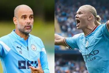 It seems as if Pep Guardiola does not like Messi as much as Haaland…