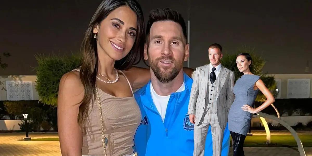 It seems like the Argentinian and his wife Antonella Rocuzzo are forming a great bond with The Beckham's