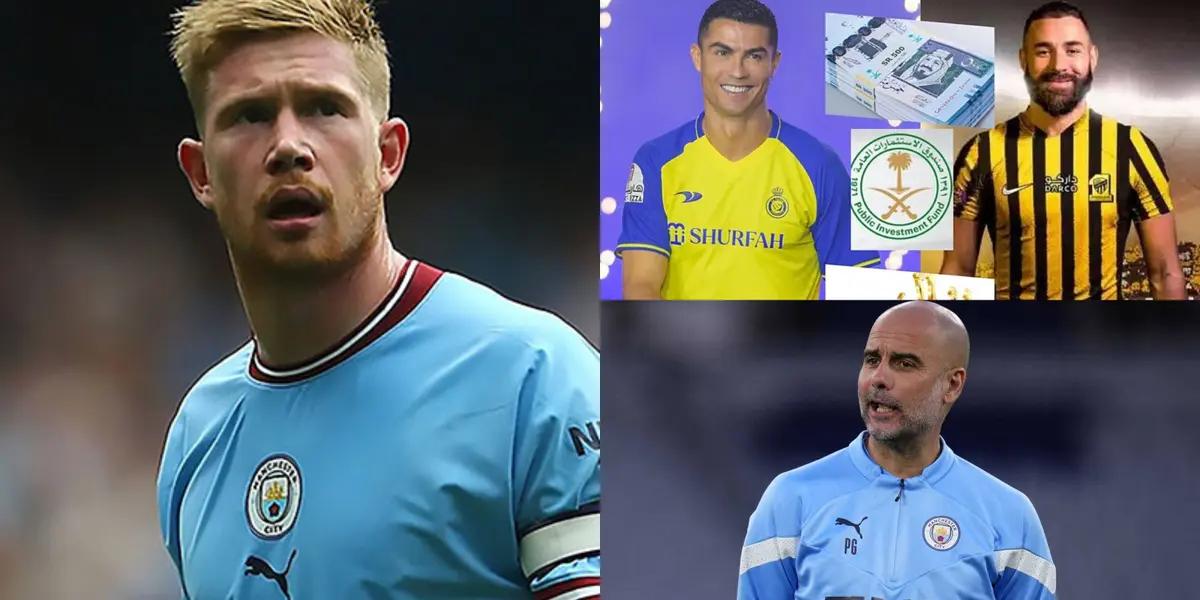 It seems that this decision by Kevin De Bruyne would surprise Guardiola
