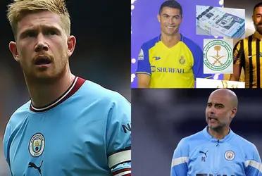It seems that this decision by Kevin De Bruyne would surprise Guardiola