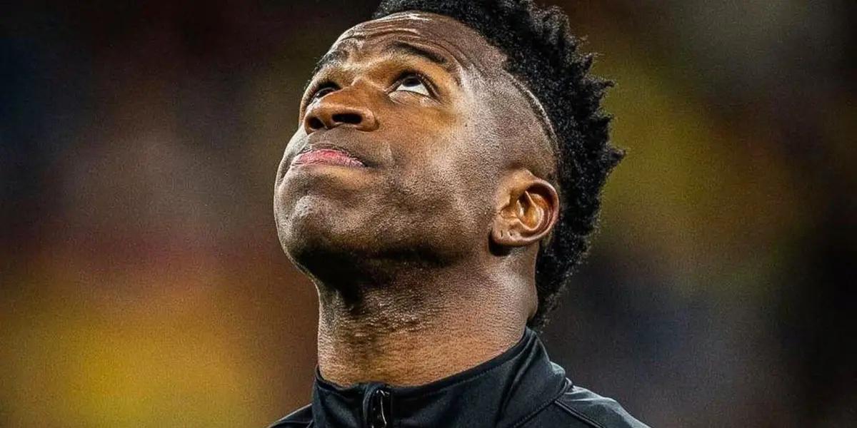 It was at the start of Brazil's match against Uruguay this Tuesday in the World Cup qualifiers that Vinicius' true ancestry was revealed