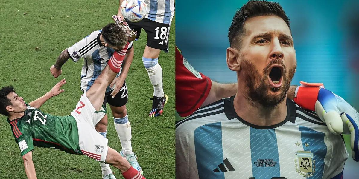 It was not clear in the first half against the Mexican team