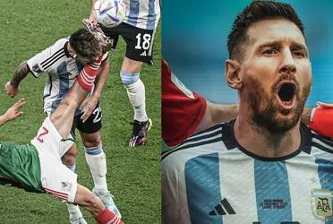 It was not clear in the first half against the Mexican team