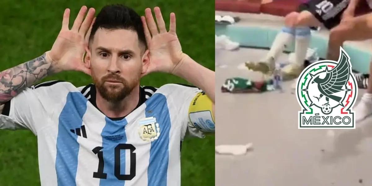 It was not enough to step on the Tri jersey, Messi and his new pearl in the middle of the World Cup, which generates controversy