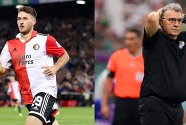 It was not only Gerardo Martino who played with the illusions of Santiago Gimenez. Now even Feyenoord's coach is generating controversy