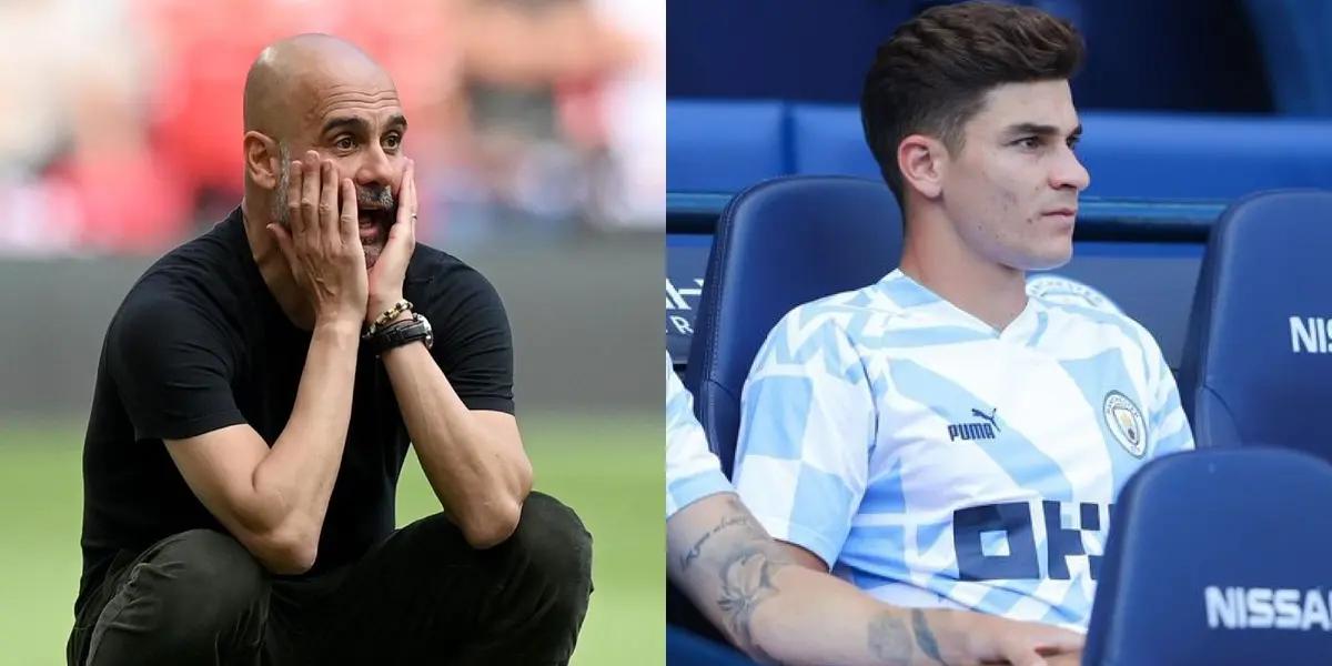 It was not the ending that Julian Alvarez expected...