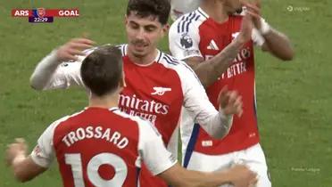 It was not until the 22nd minute that the Gunners opened the scoring at the Emirates Stadium