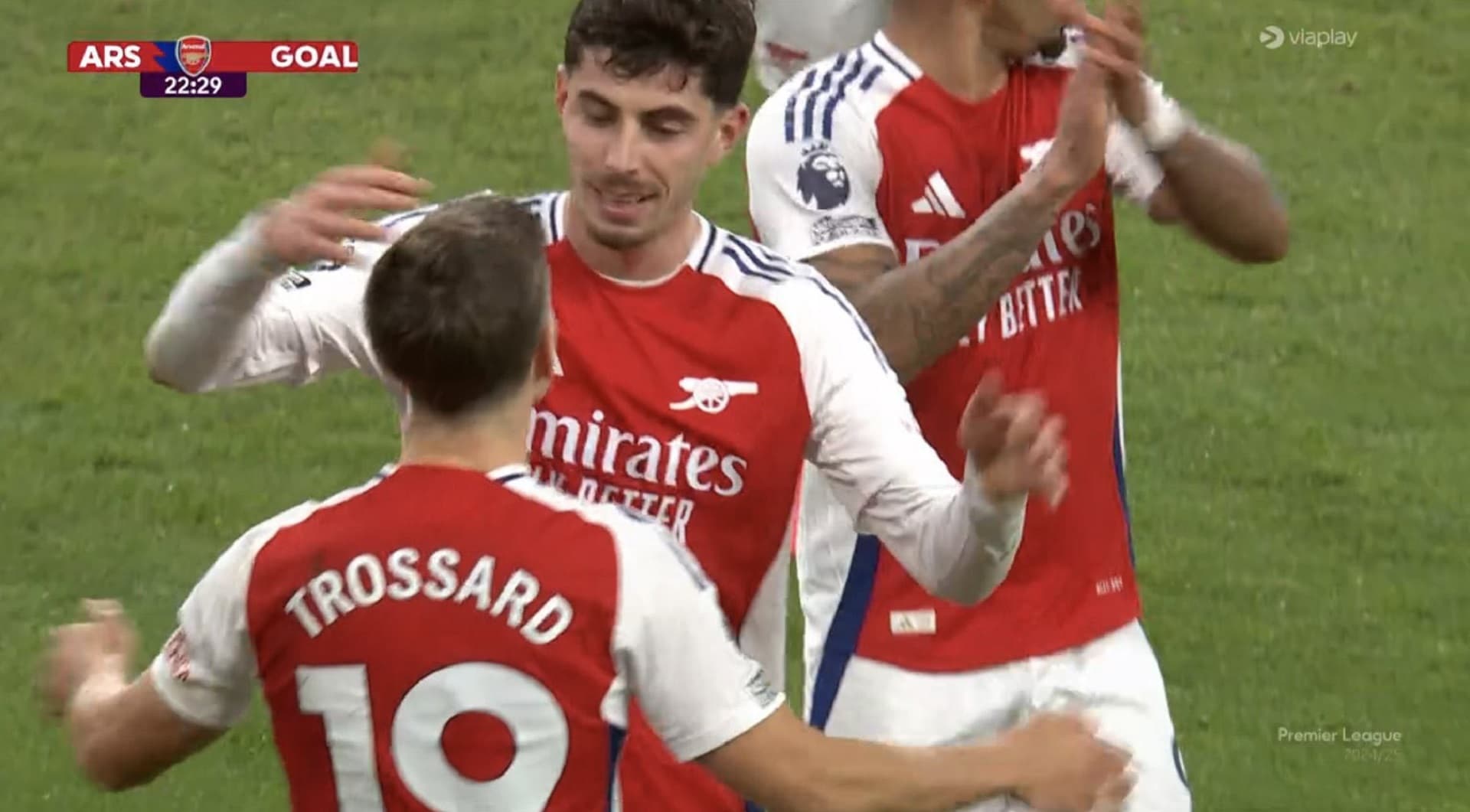 It was not until the 22nd minute that the Gunners opened the scoring at the Emirates Stadium