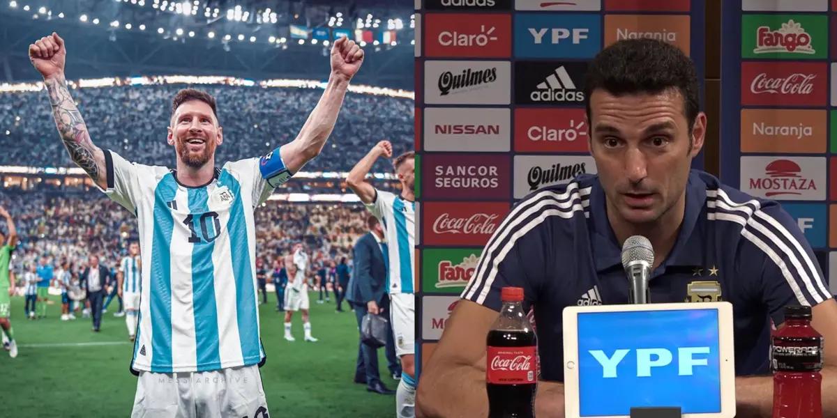 it's a shame, Lionel Messi will start on the bench.