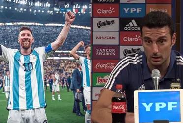 it's a shame, Lionel Messi will start on the bench.