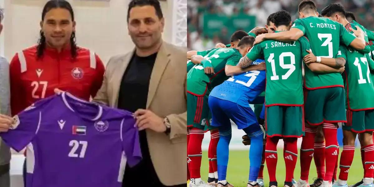 It's not just Carlos Peña, one more Mexican player is also on Gullit's team in the United Arab Emirates