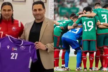 It's not just Carlos Peña, one more Mexican player is also on Gullit's team in the United Arab Emirates