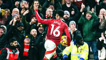 Ivorian Amad Diallo salvaged a draw for Manchester United.