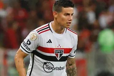 James Rodríguez has had problems since signing with Sao Paulo