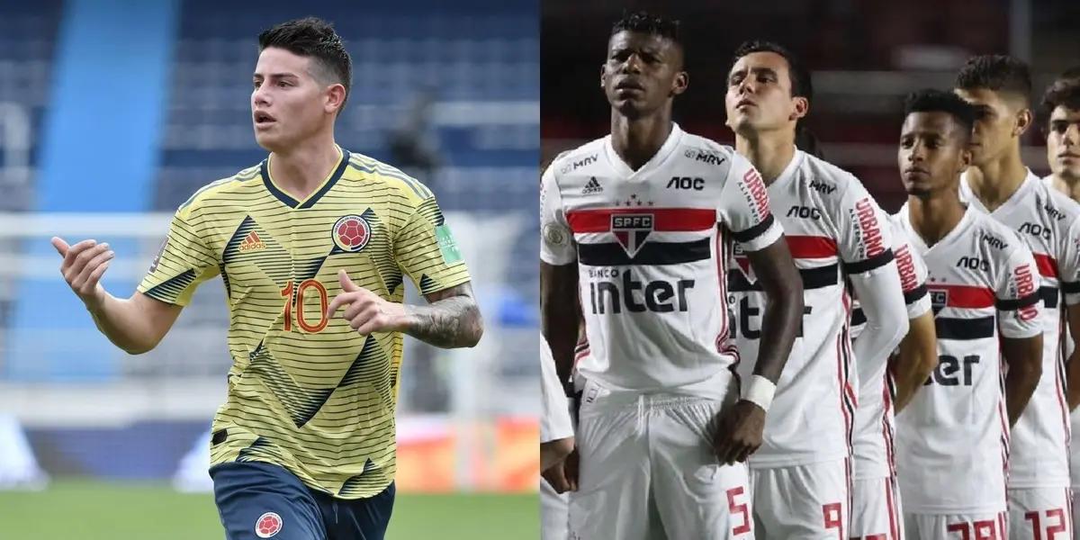 James Rodríguez has received criticism for his possible sign with Sao Paulo