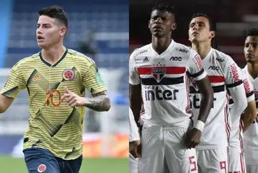 James Rodríguez has received criticism for his possible sign with Sao Paulo