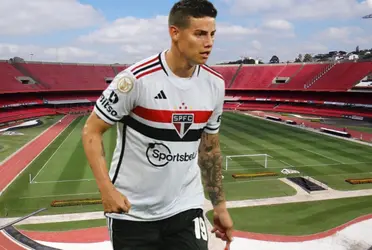 James Rodriguez qualified his first final with Sao Paulo but causes controversy