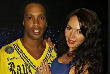 Janaina Mendes' the mother of the only son that Ronaldinho has, the Brazilian who made all football fans fall in love with his talent