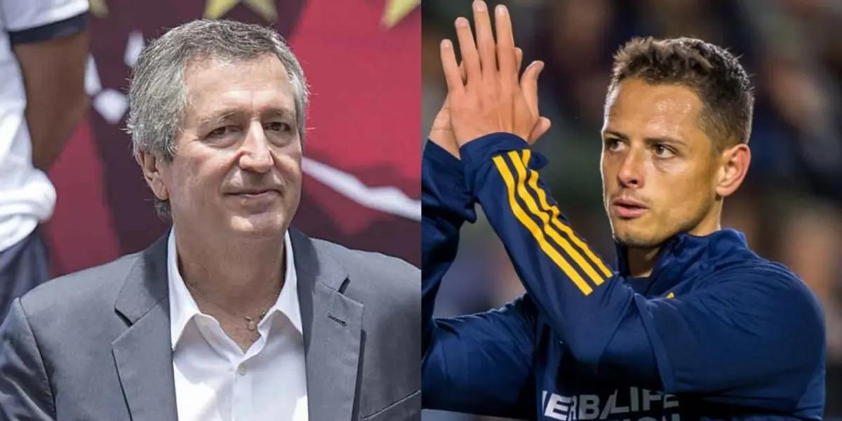 Javier Hernandez left a special greeting to the former president of Chivas de Guadalajara one year after his death