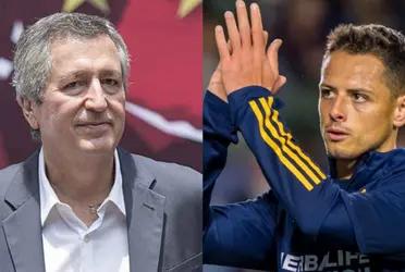 Javier Hernandez left a special greeting to the former president of Chivas de Guadalajara one year after his death