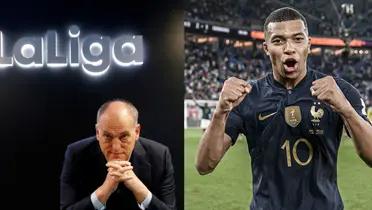 Javier Tebas assures that Mbappé will arrive at Real Madrid and PSG trembles