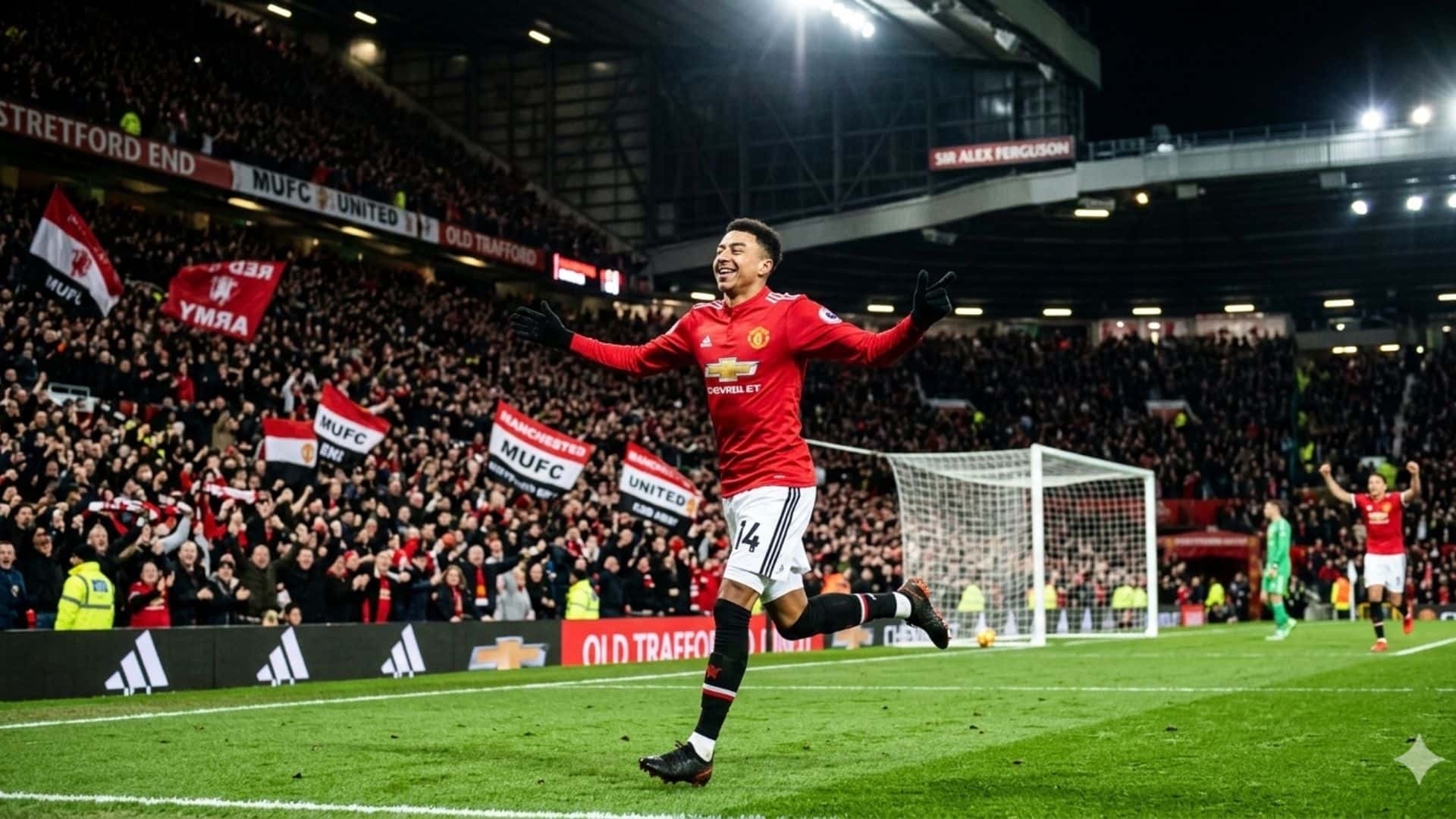Jesse Lingard will play in the brazilian football - Picture created by AI