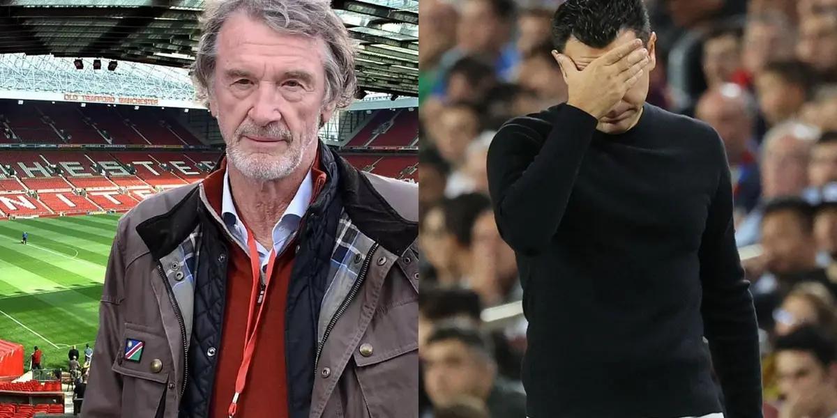 Jim Ratcliffe could profit Barça's weak finances to sign a top player from Xavi's squad.