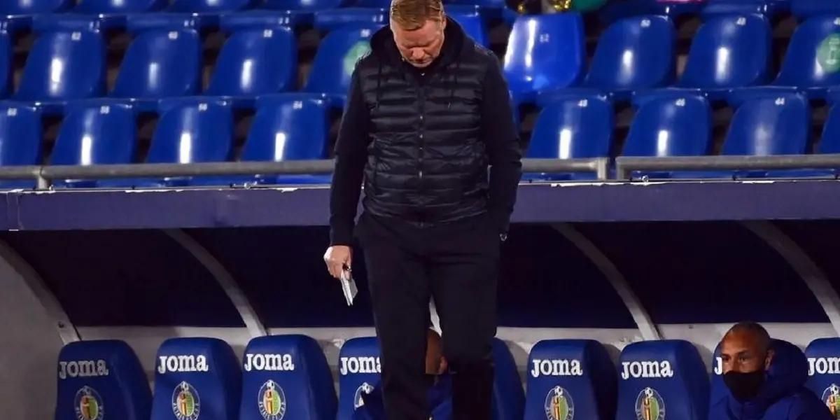 Joan Laporta met with Koeman and made it clear that he isn't a priority for the coach position in Barcelona