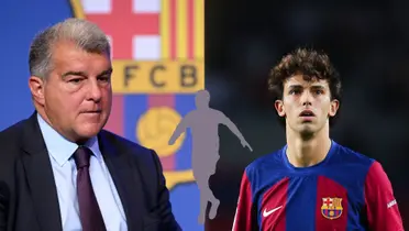 Joan Laporta plans to give a player away to sign Joao Felix permanently this summer.